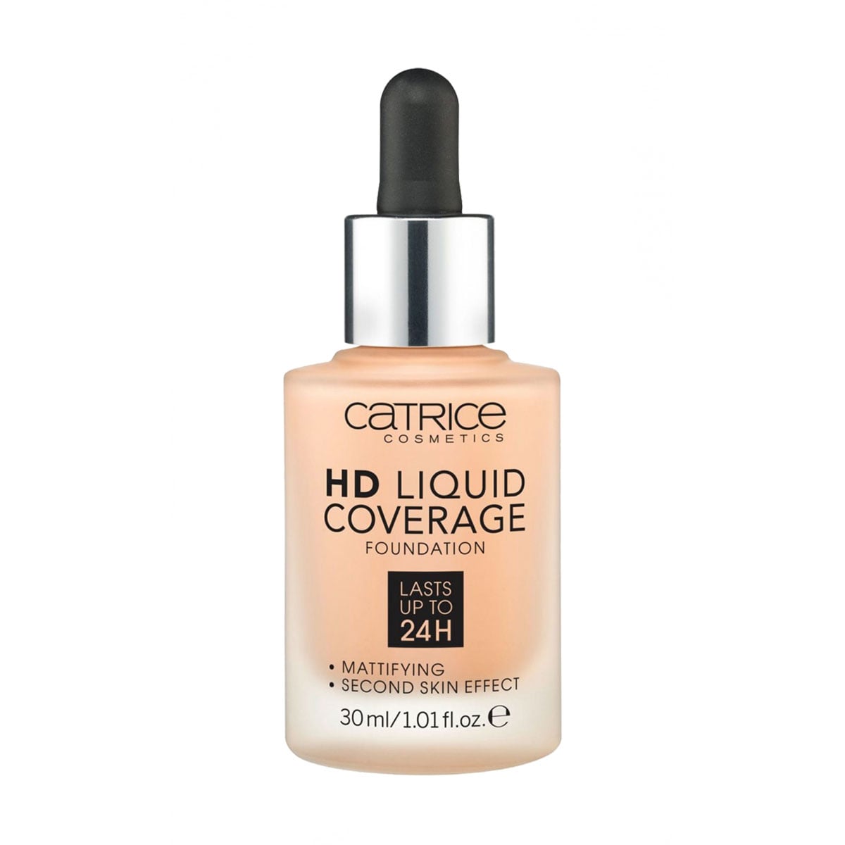 Матувальна тональна основа для обличчя Catrice HD Liquid Coverage Foundation, 030 Sand Beige, 30 мл