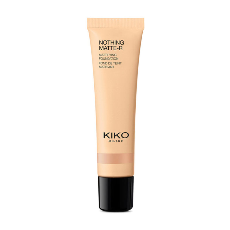 Матувальна тональна основа для обличчя Kiko Milano Nothing Matte-R Mattifying Foundation 3 Gold, 27 мл