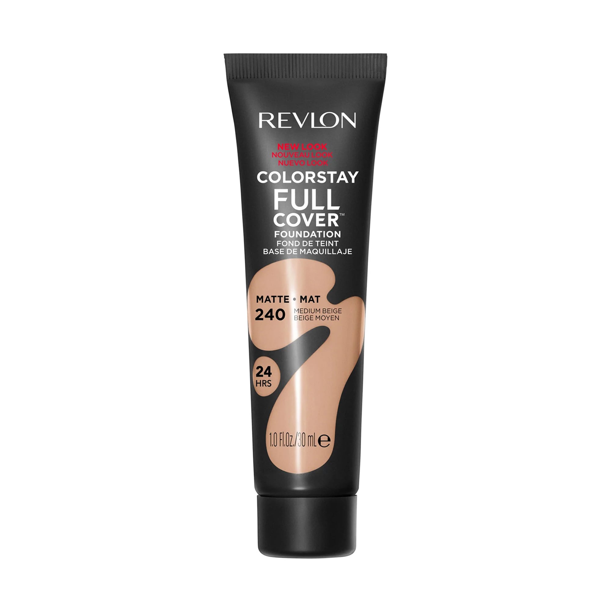 Матувальна тональна основа для обличчя Revlon ColorStay Full Cover Foundation, SPF 10, 240 Medium Beige, 30 мл